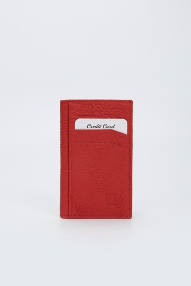  Valmenti Erkek Kırmızı Hakiki Deri Cuzdan,Kartlık,Anahtarlık