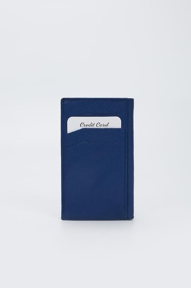  Valmenti Erkek Saks Mavi Hakiki Deri Cuzdan,Kartlık,Anahtarlık