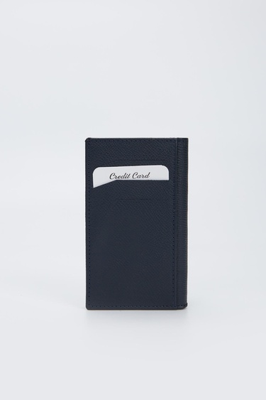  Valmenti Erkek Lacivert Hakiki Deri Cuzdan,Kartlık,Anahtarlık