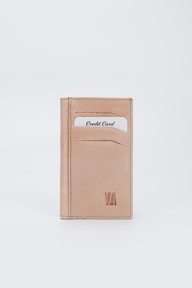  Valmenti Erkek Pembe Hakiki Deri Cuzdan,Kartlık,Anahtarlık