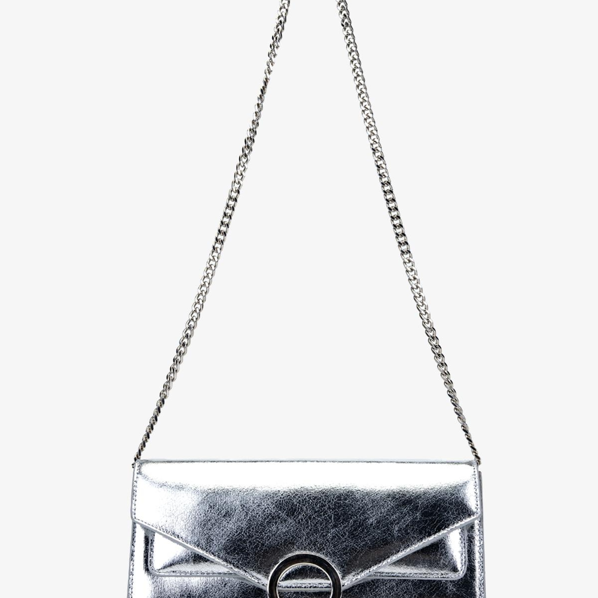 Valmenti Misay Kadın Gümüş Vegan Omuz Çanta