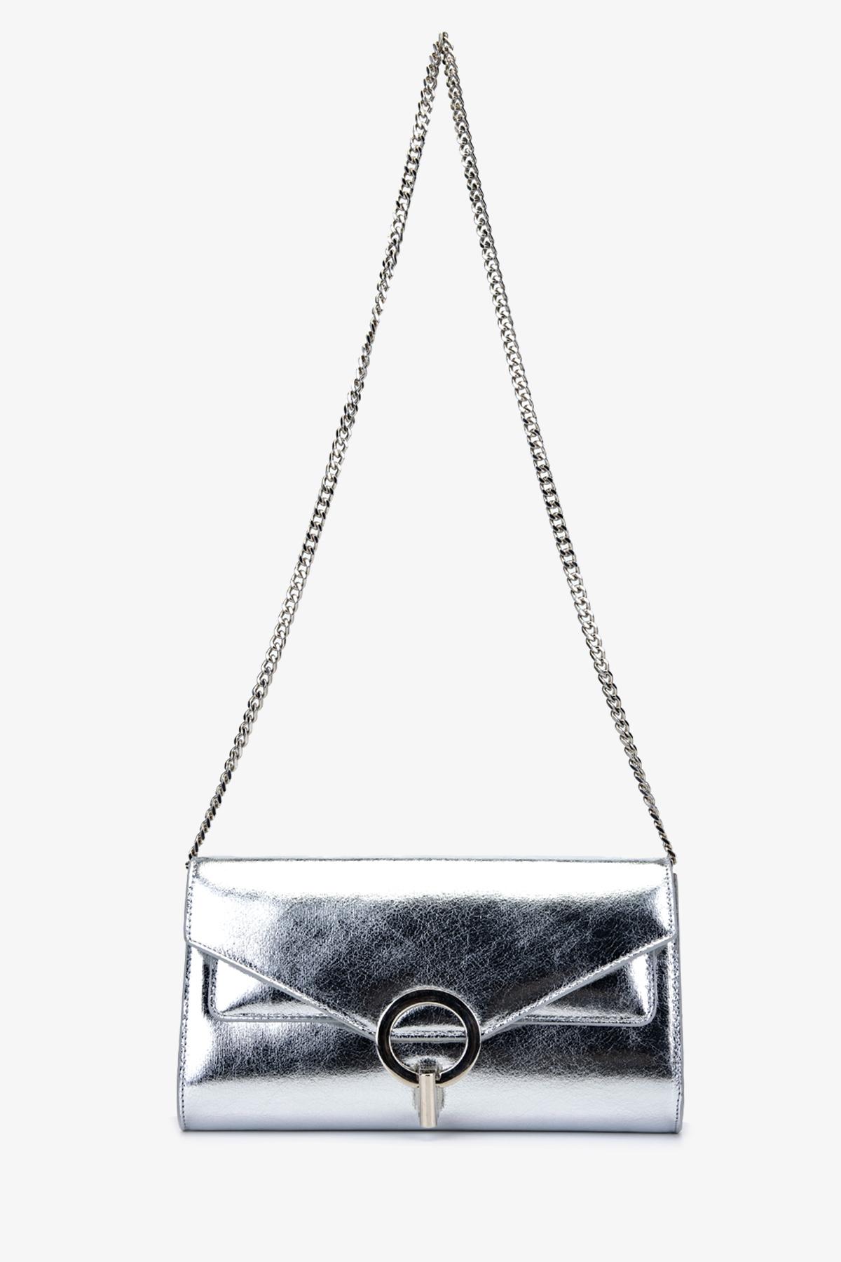  Valmenti Misay Kadın Gümüş Vegan Omuz Çanta