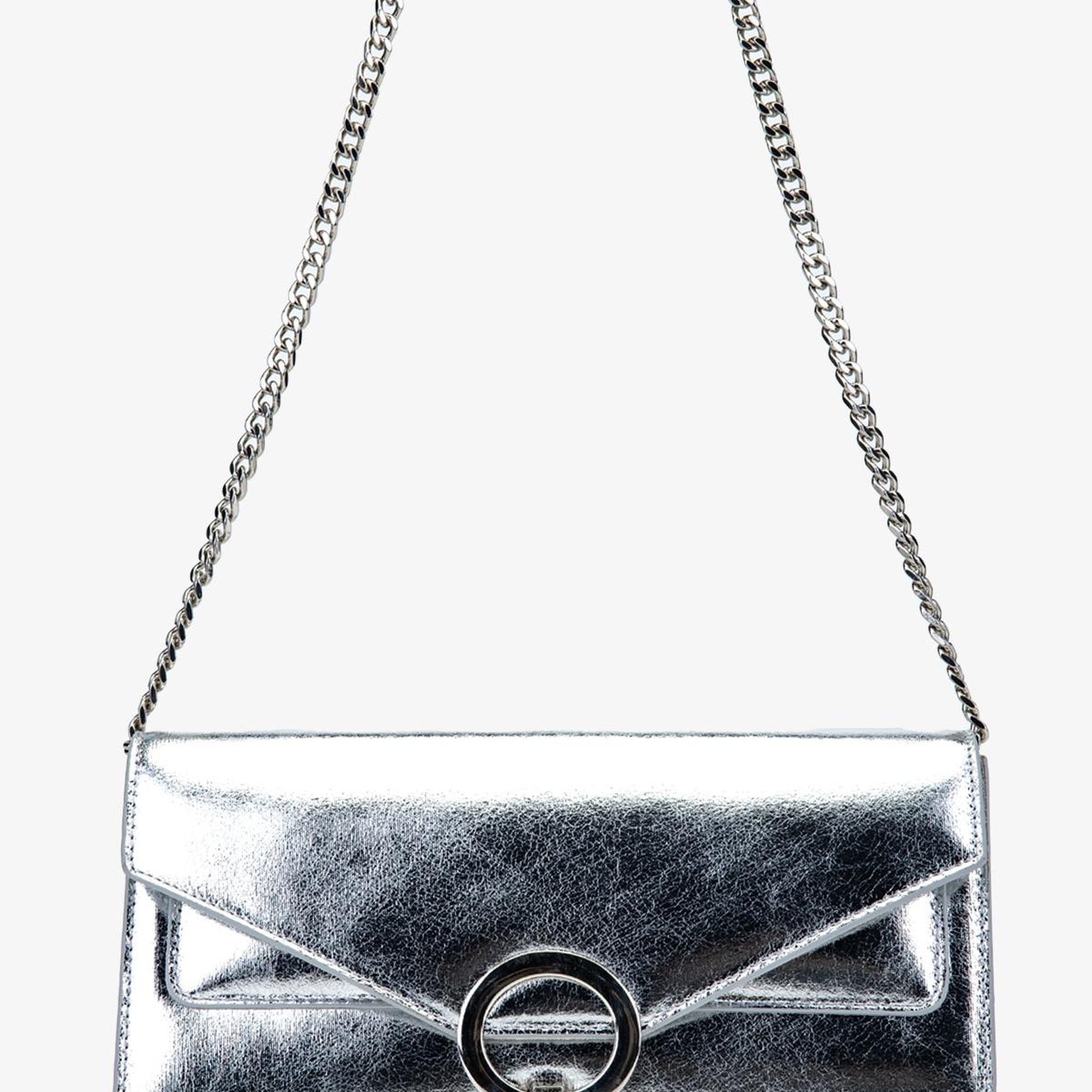 Valmenti Misay Kadın Gümüş Vegan Omuz Çanta