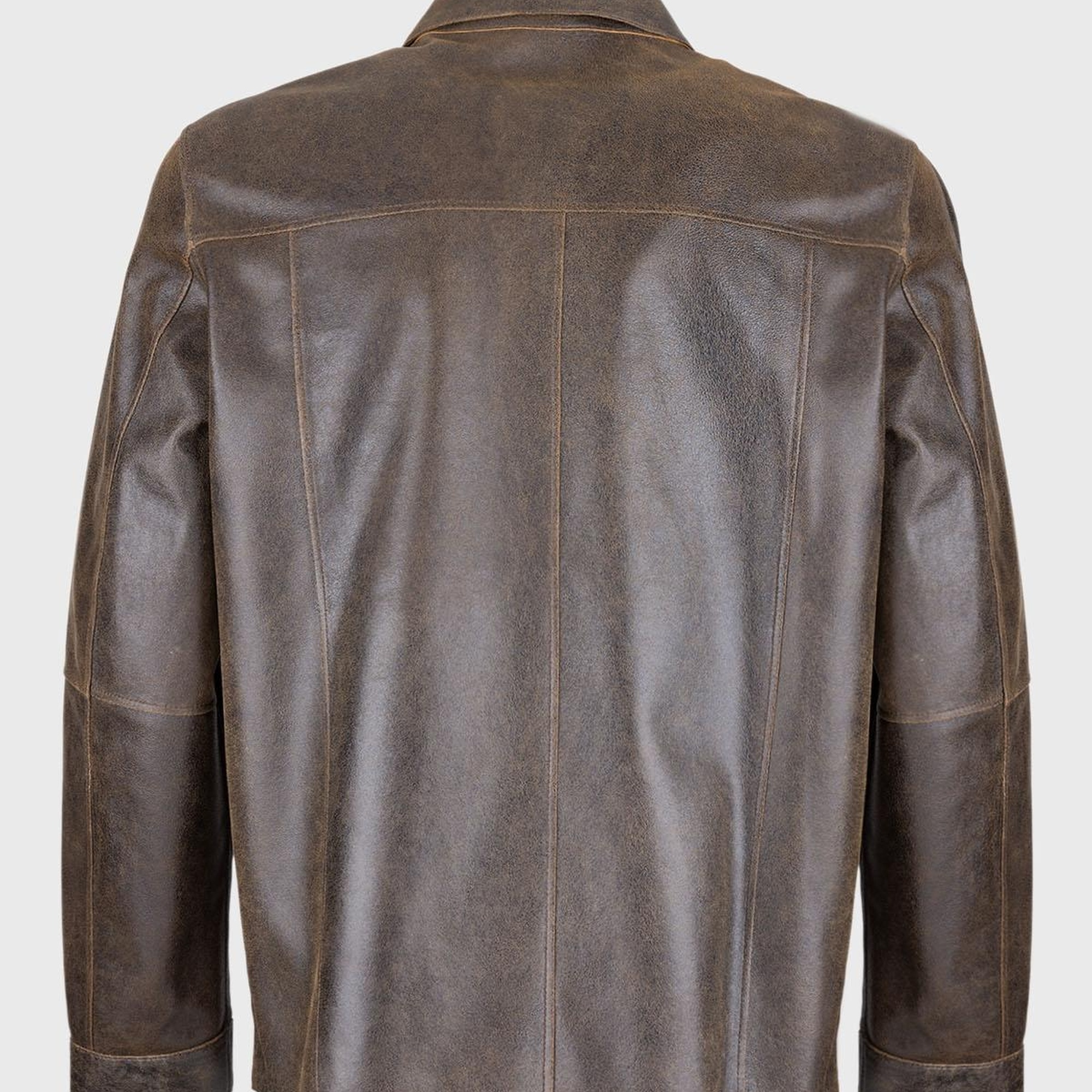 Valmenti Azila Erkek Taba Hakiki Deri Deri Mont