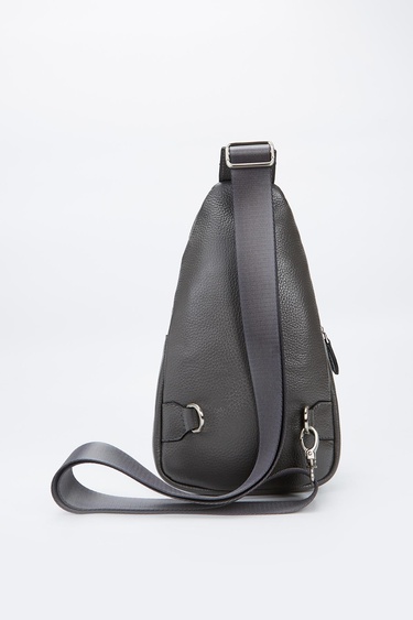  Valmenti Unisex Gri Hakiki Deri GÜNLÜK Çanta