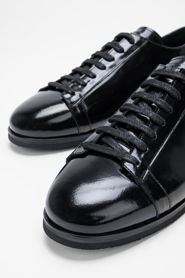  Valmenti Erkek Siyah Açma Hakiki Deri Casual Ayakkabı