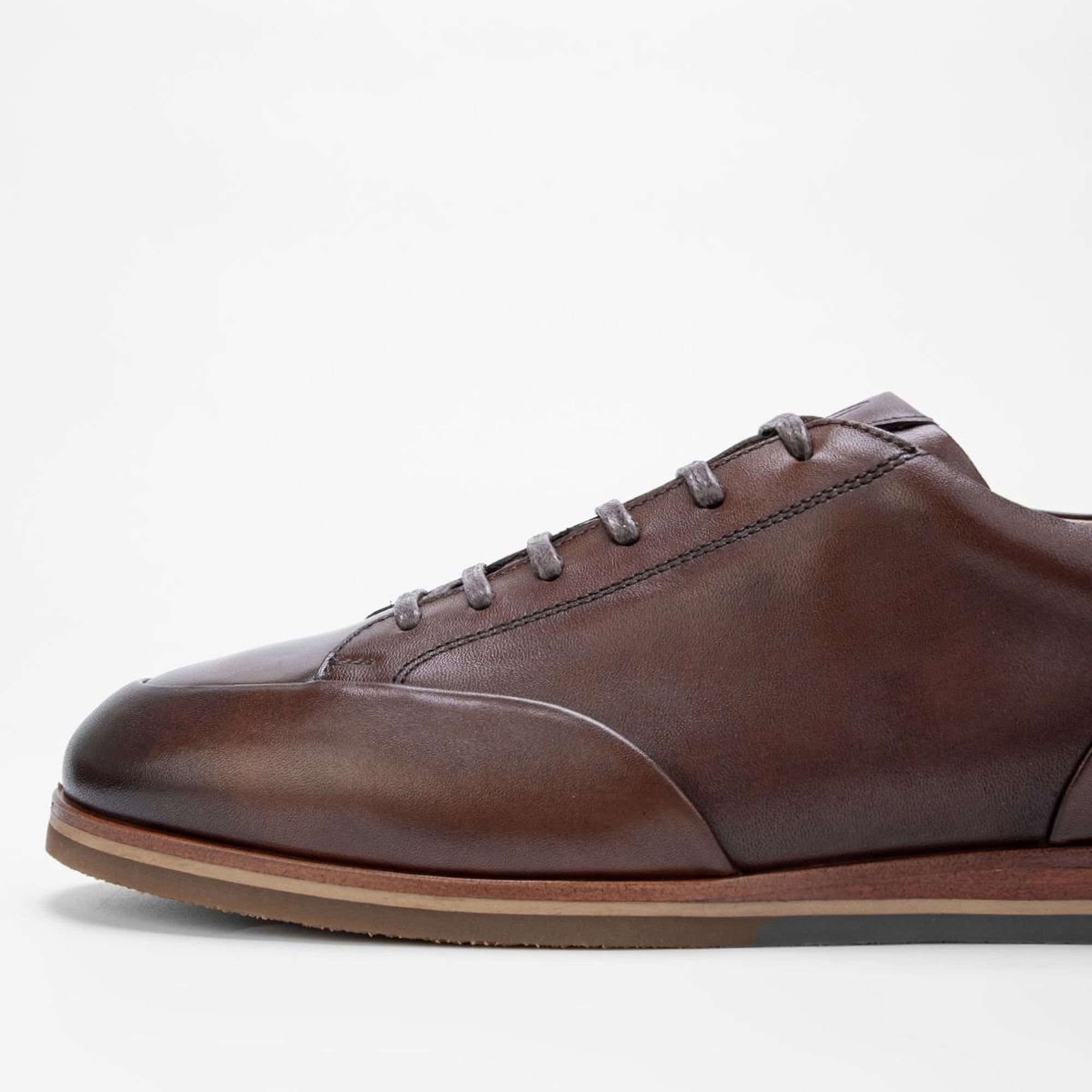 Valmenti Erkek Taba Hakiki Deri Casual Ayakkabı