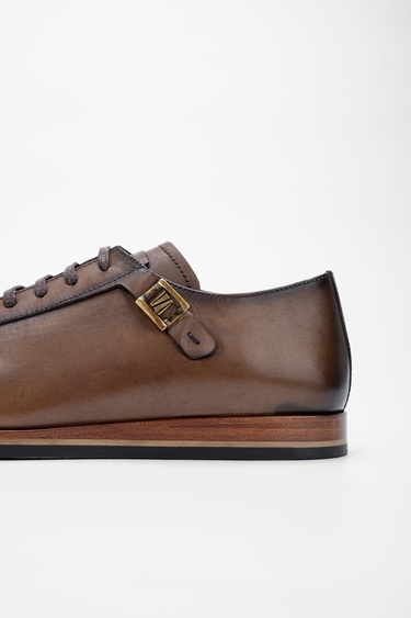  Valmenti Erkek Ceviz Hakiki Deri Casual Ayakkabı