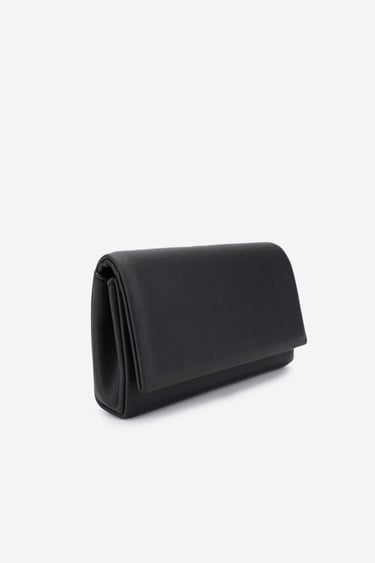  Valmenti Kadın Vegan Siyah Deri Abiye Çanta