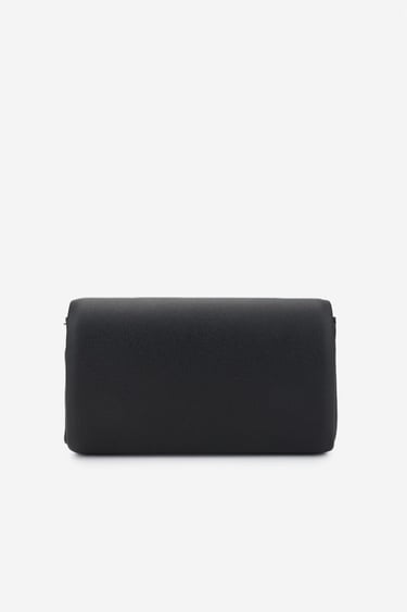  Valmenti Kadın Vegan Siyah Deri Abiye Çanta