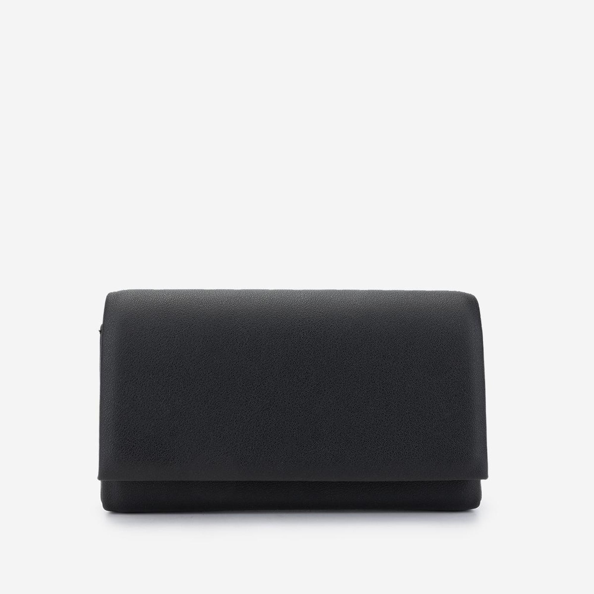 Valmenti Kadın Vegan Siyah Deri Abiye Çanta