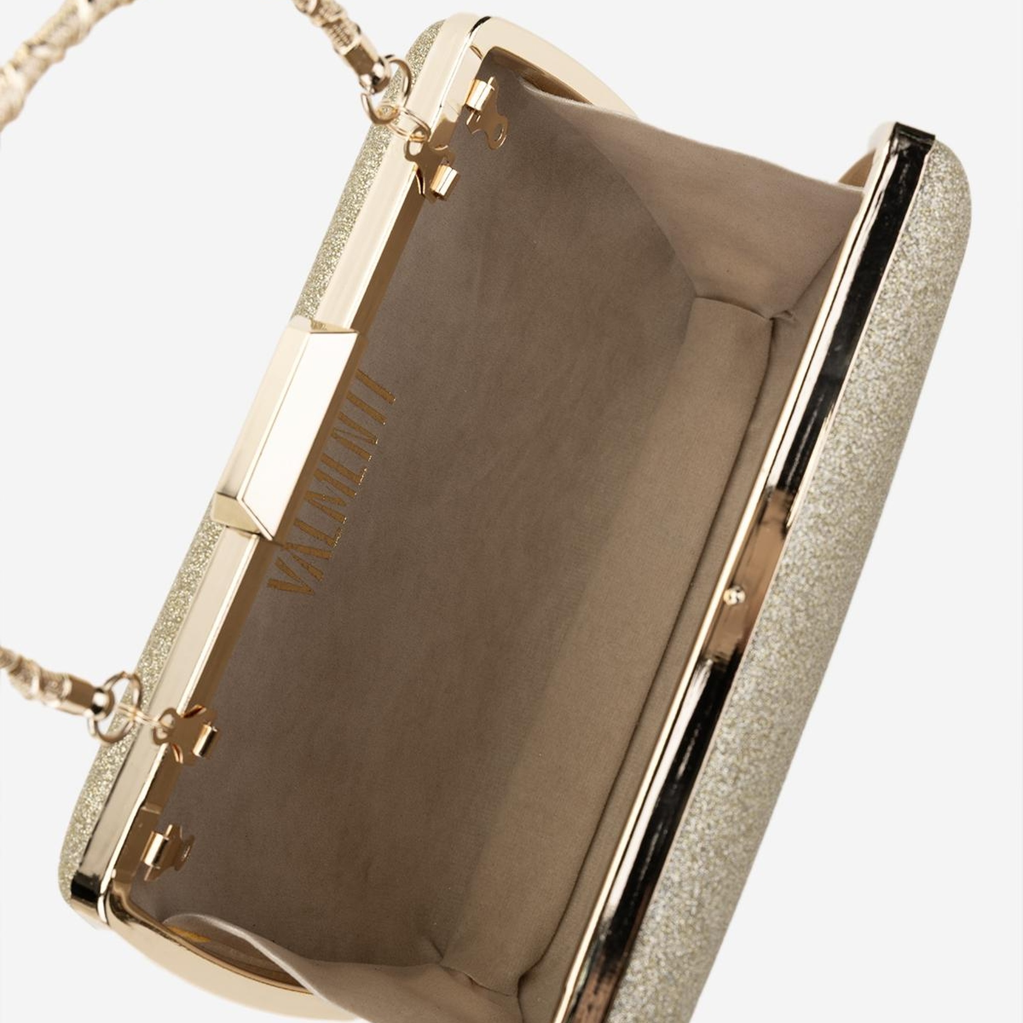 Valmenti Kadın Vegan Sarı Abiye Çanta