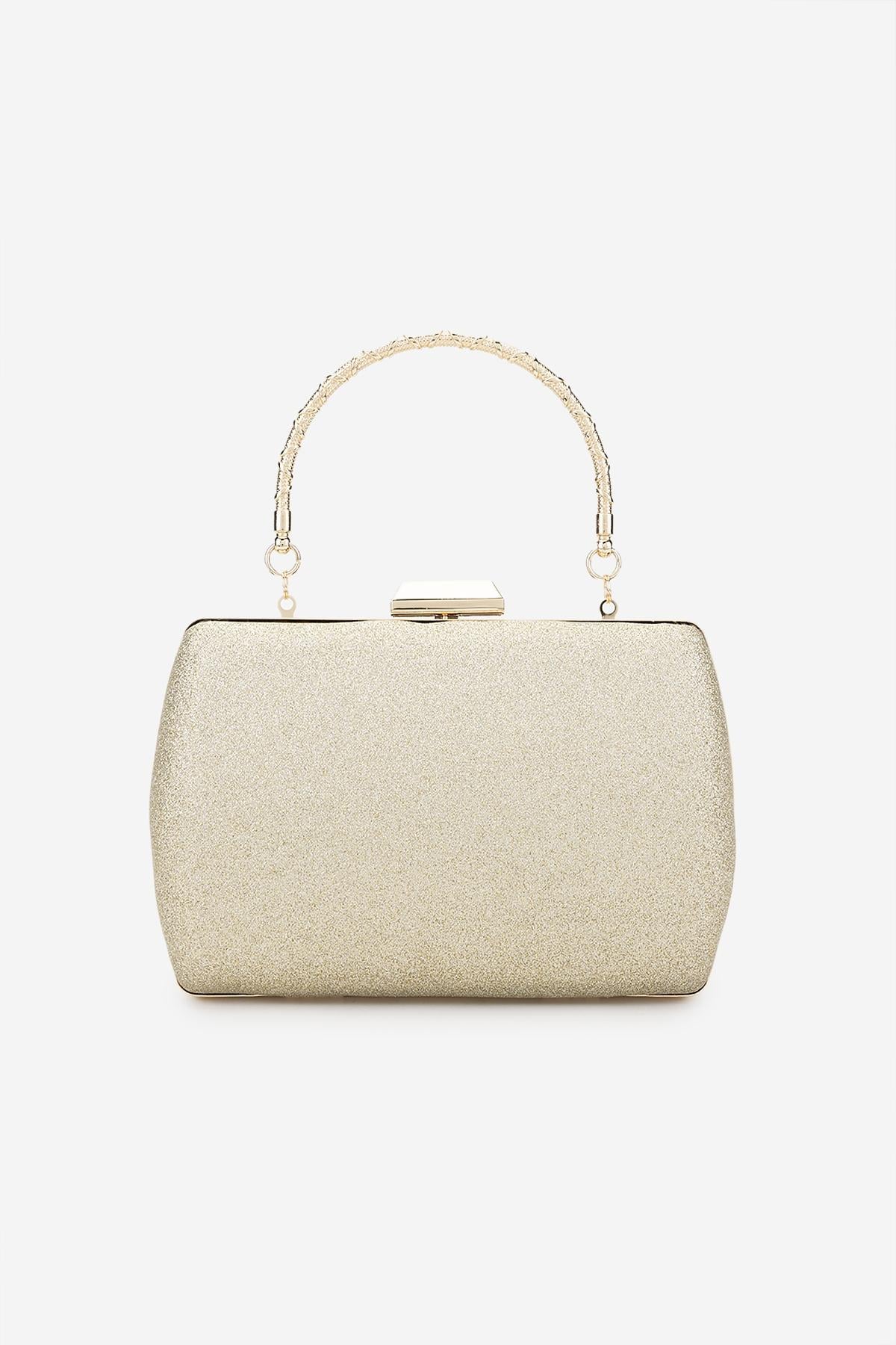  Valmenti Kadın Vegan Sarı Abiye Çanta