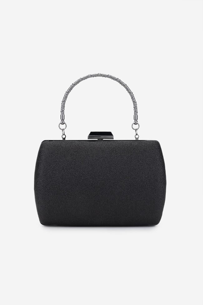  Valmenti Kadın Vegan Siyah Abiye Çanta