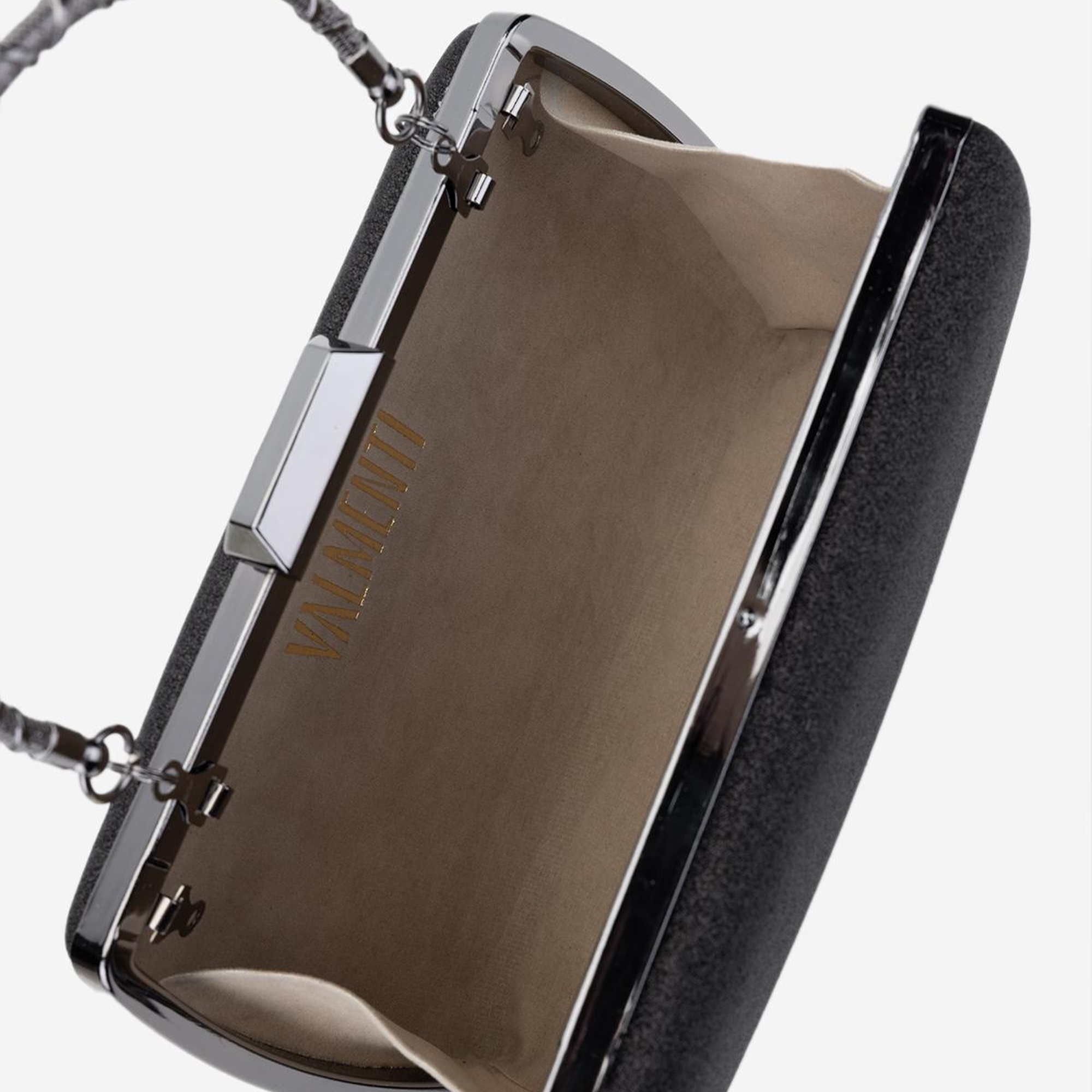 Valmenti Kadın Vegan Siyah Abiye Çanta