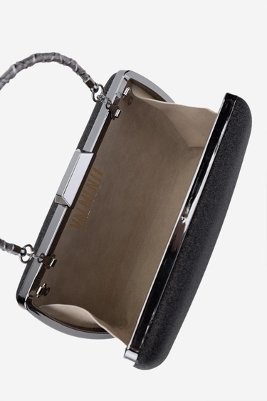  Valmenti Kadın Vegan Siyah Abiye Çanta