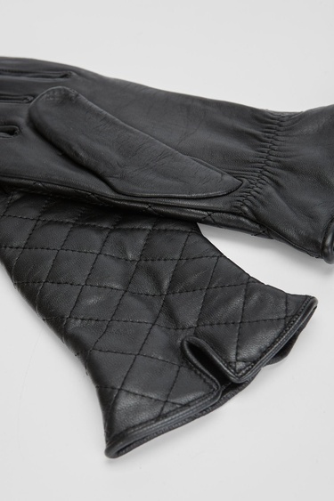  Valmenti Kadın Siyah Hakiki Deri Eldiven