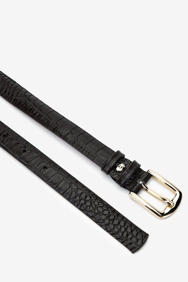  Valmenti Kadın Hakiki Deri Kahverengi Kroko Kemer