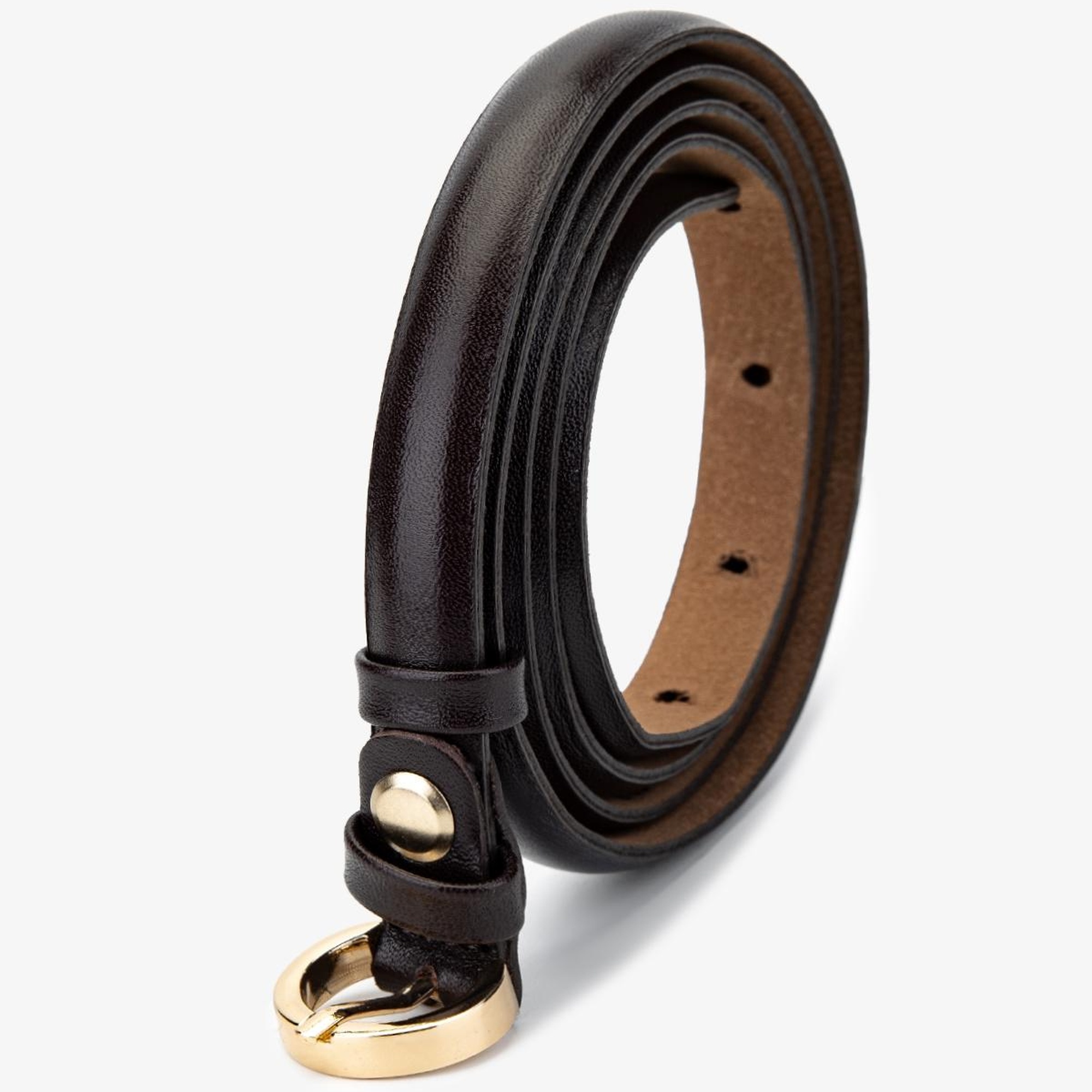 Valmenti Kadın Hakiki Deri Kahverengi Kemer