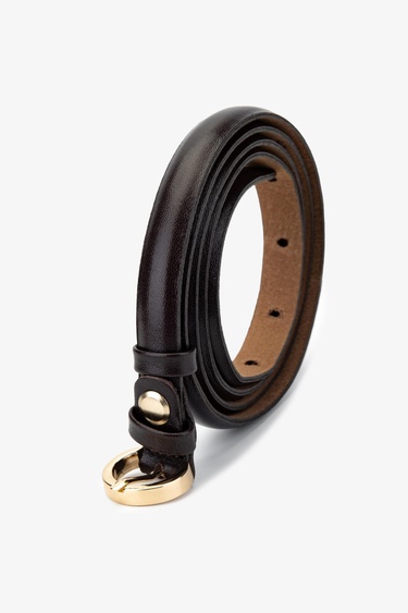  Valmenti Kadın Hakiki Deri Kahverengi Kemer