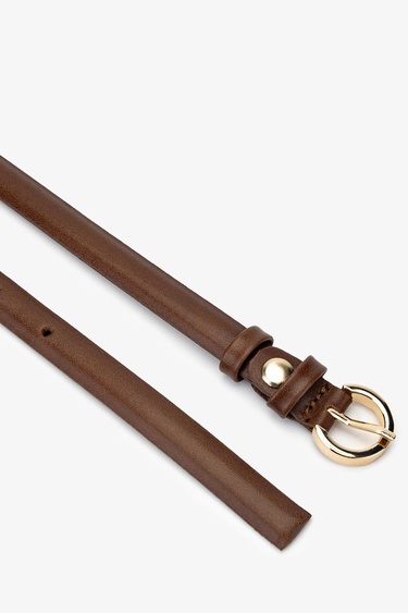  Valmenti Kadın Hakiki Deri Taba Deri Kemer