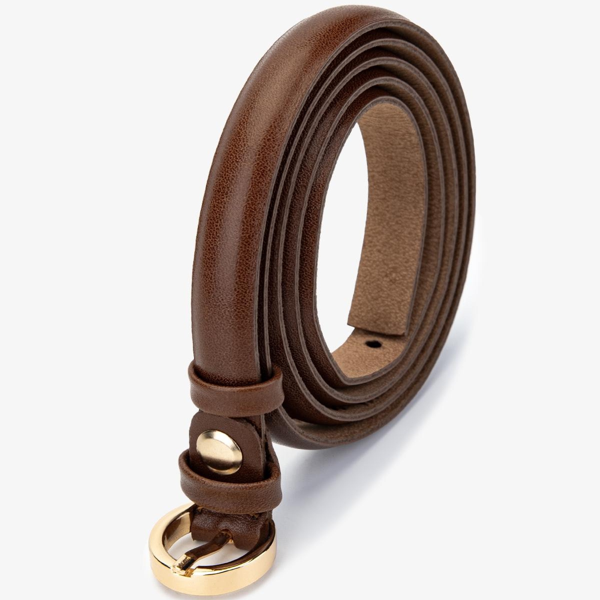 Valmenti Kadın Hakiki Deri Taba Deri Kemer