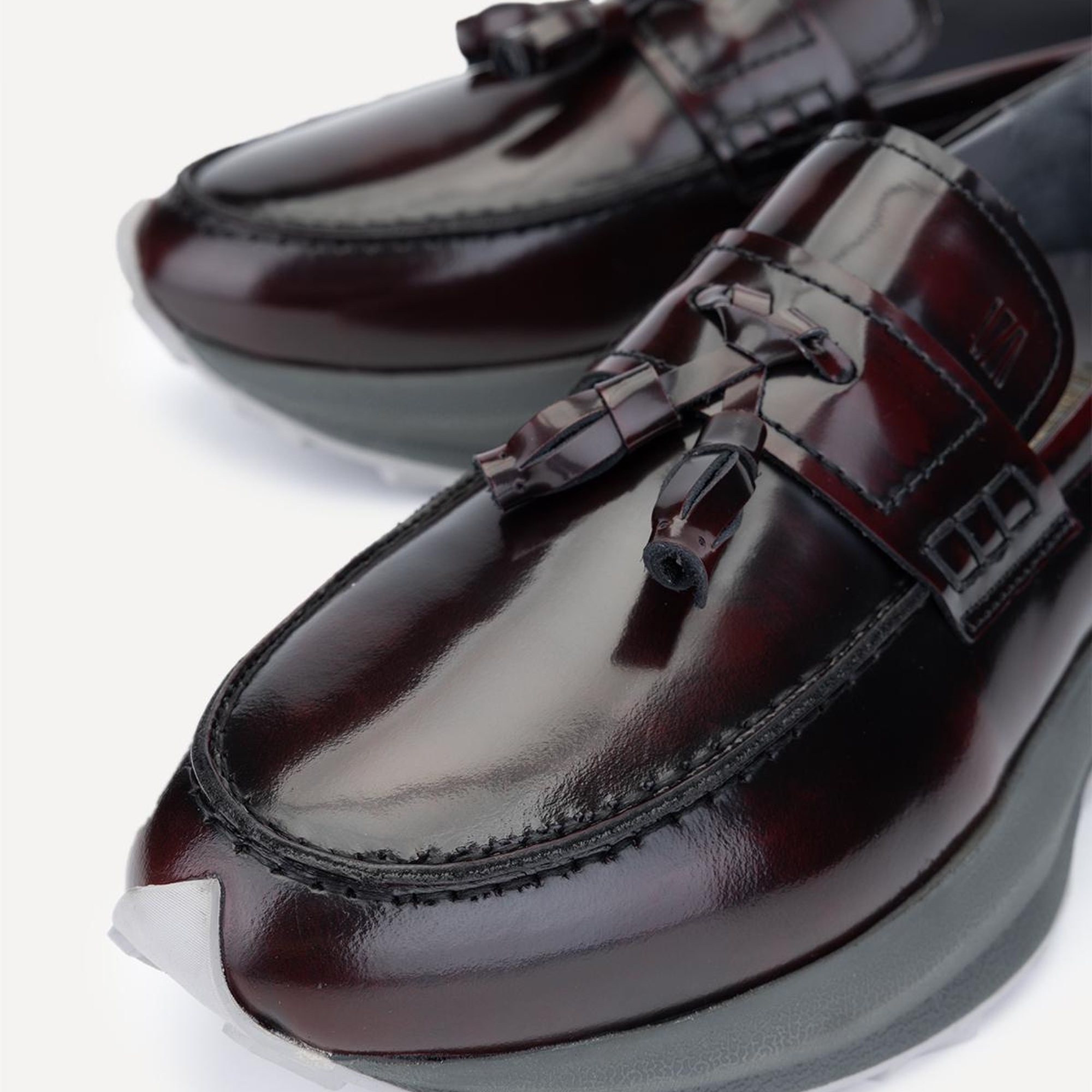 Valmenti Romano Erkek Bordo Hakiki Deri Casual Ayakkabı