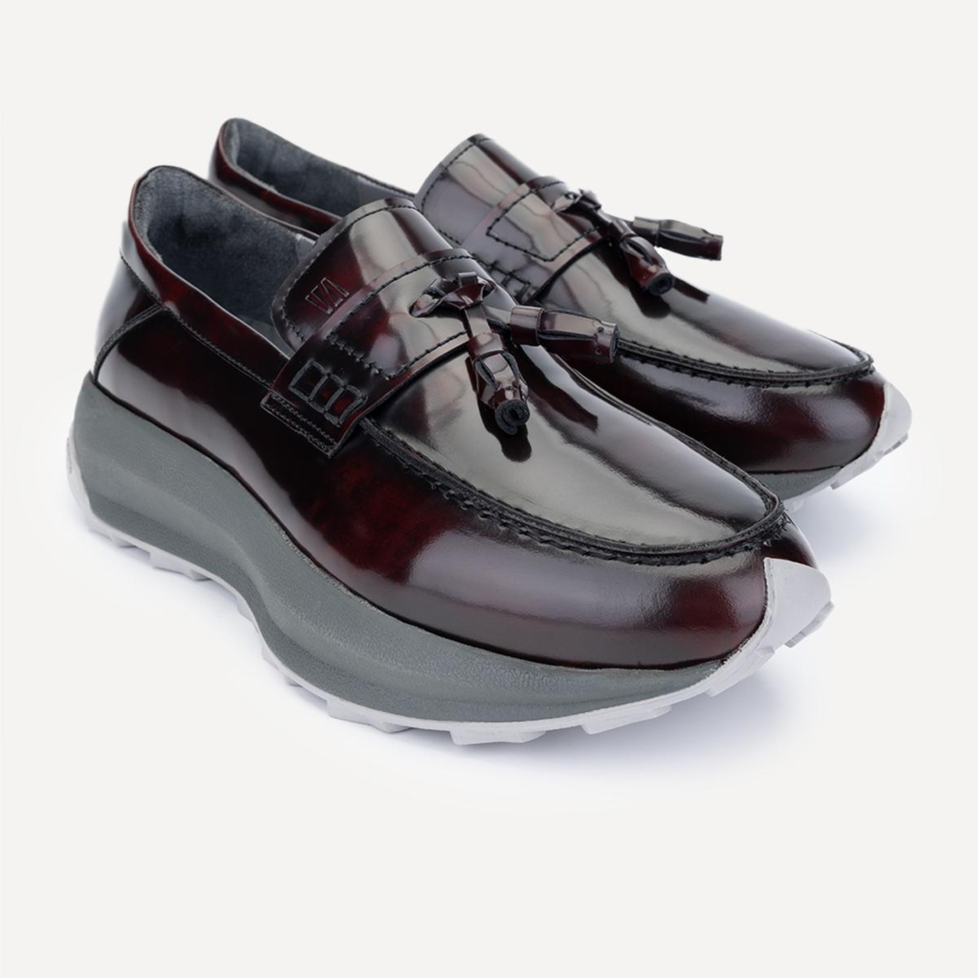 Valmenti Romano Erkek Bordo Hakiki Deri Casual Ayakkabı