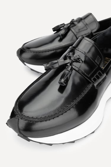  Valmenti Romano Erkek Siyah Açma Hakiki Deri Casual Ayakkabı