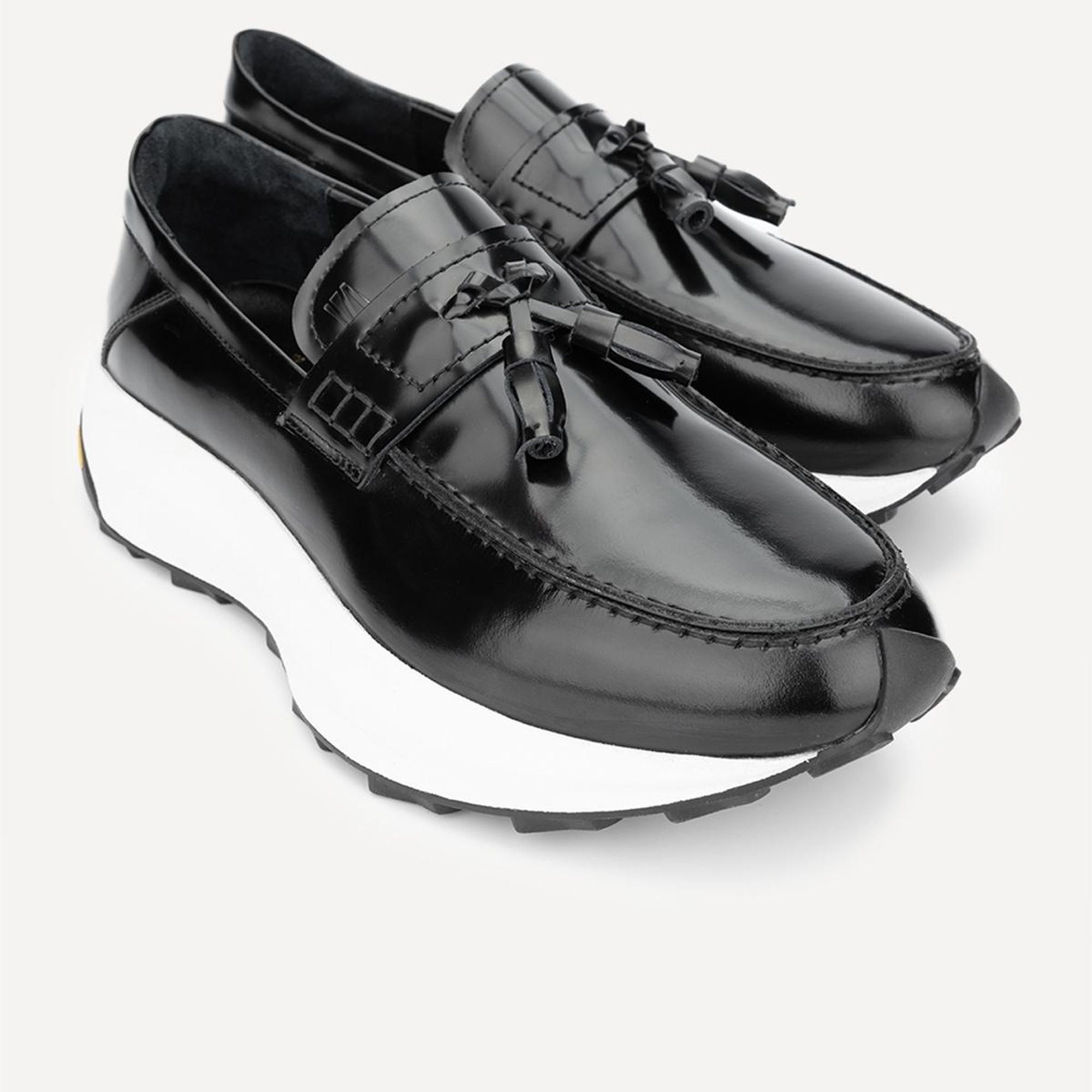 Valmenti Romano Erkek Siyah Açma Hakiki Deri Casual Ayakkabı