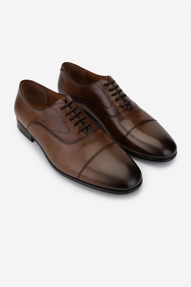  Valmenti Erkek Hakiki Deri Taba Klasik Ayakkabı
