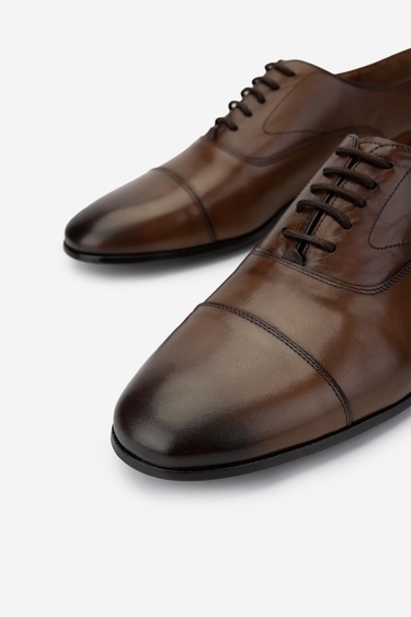  Valmenti Erkek Hakiki Deri Taba Klasik Ayakkabı