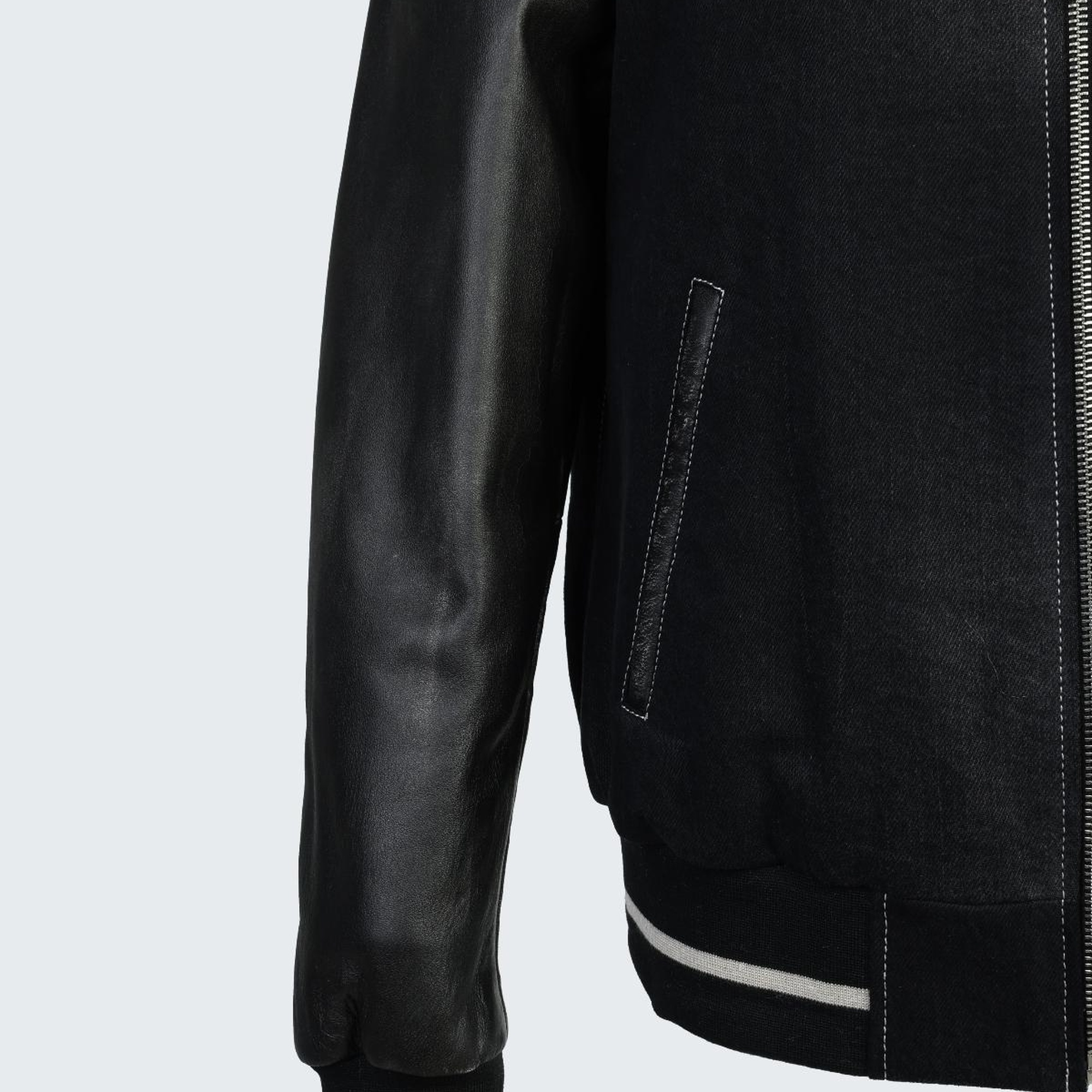 Valmenti Kadın Siyah kot/siyah dr Deri & Tekstil Ceket