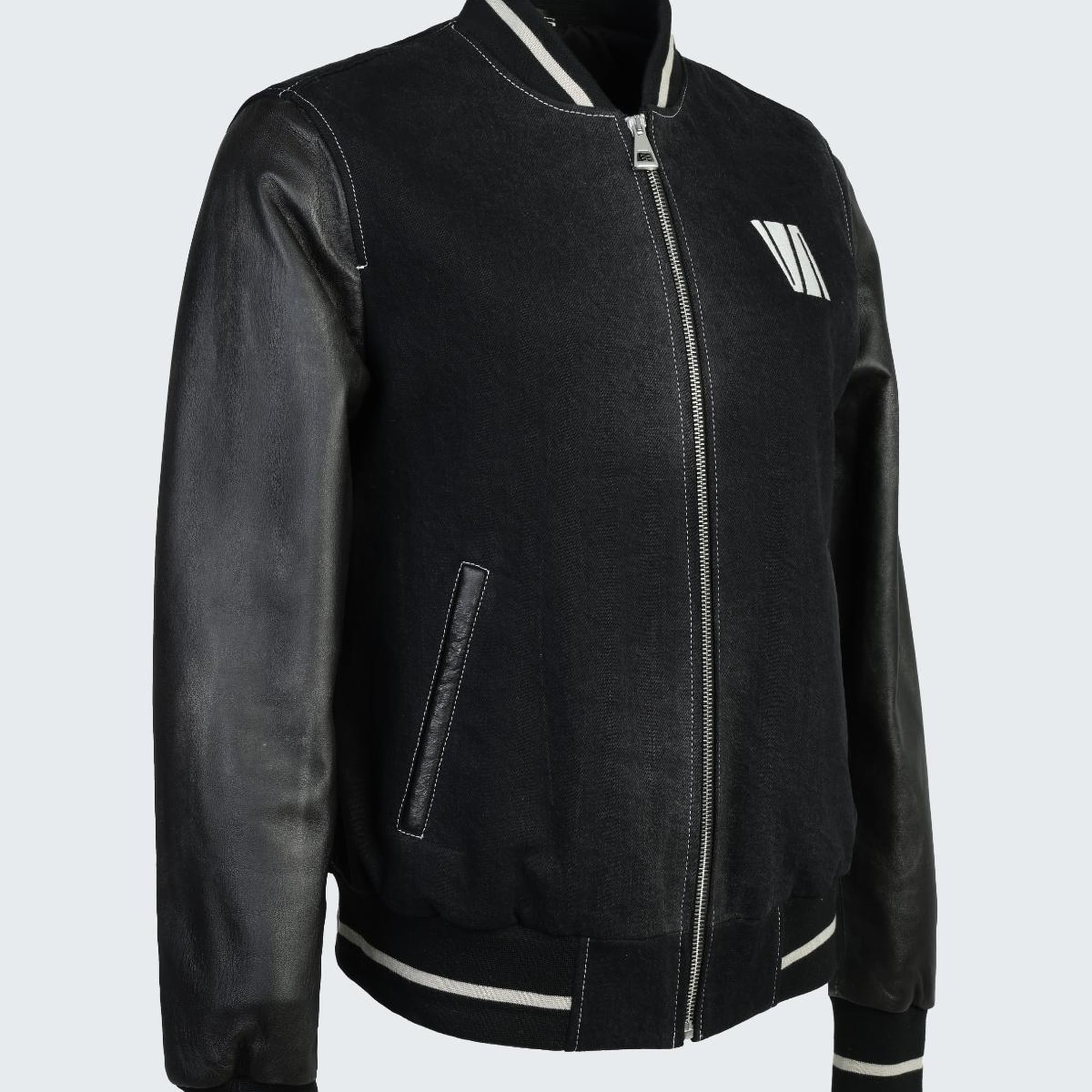 Valmenti Kadın Siyah kot/siyah dr Deri & Tekstil Ceket