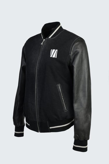  Valmenti Kadın Siyah kot/siyah dr Deri & Tekstil Ceket