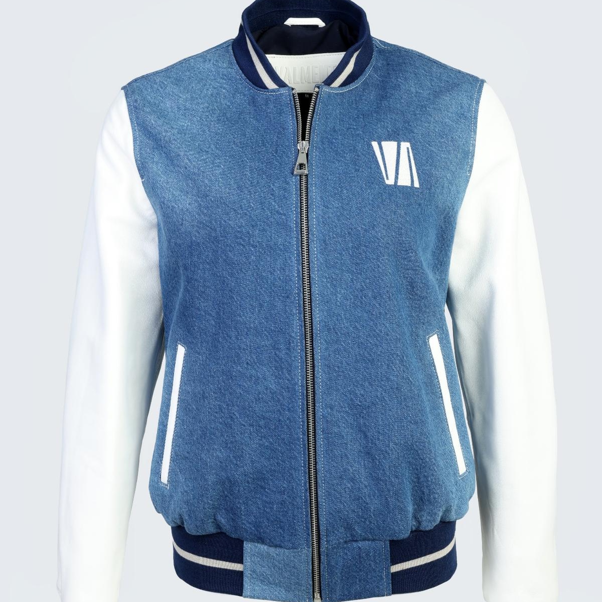 Valmenti Kadın Mavi kot/byz dr Deri & Tekstil Ceket