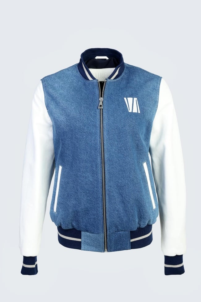  Valmenti Kadın Mavi kot/byz dr Deri & Tekstil Ceket