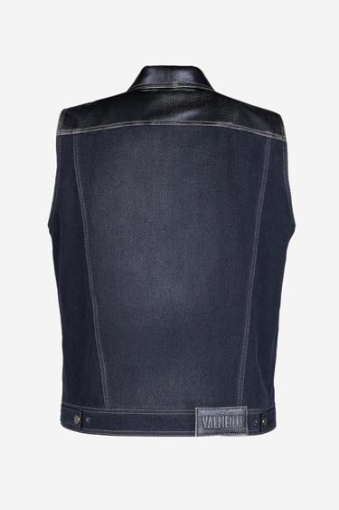  Valmenti Erkek Hakiki Deri Yelek Deri Mont