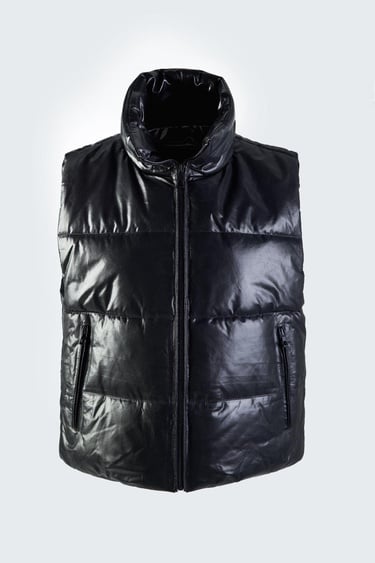  Valmenti Kadın Siyah Hakiki Deri Yelek