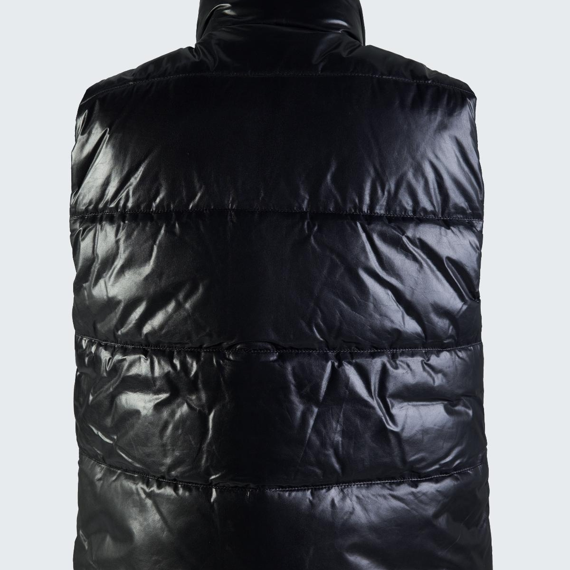 Valmenti Kadın Siyah Hakiki Deri Yelek