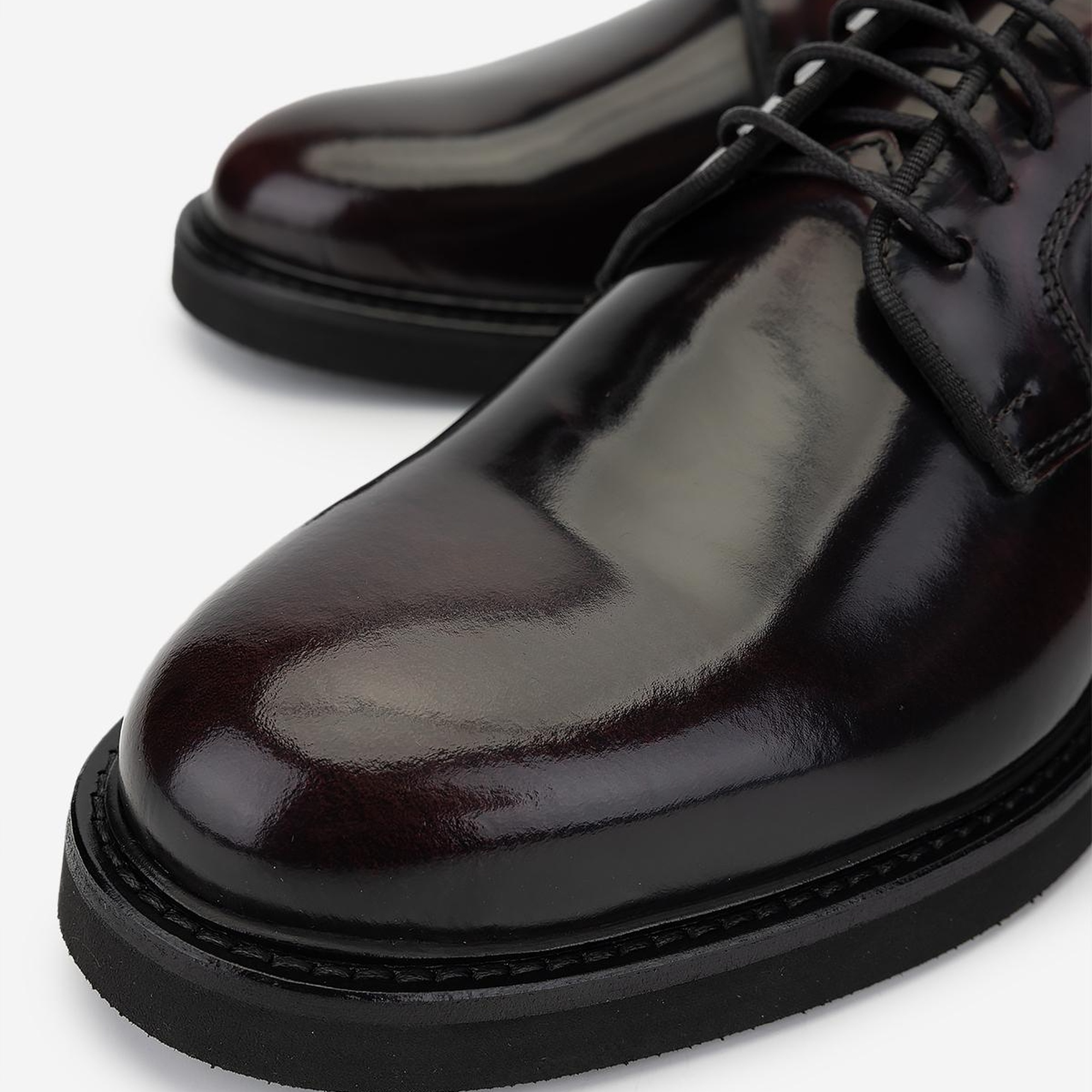 Valmenti Erkek Hakiki Deri Bordo Klasik Ayakkabı