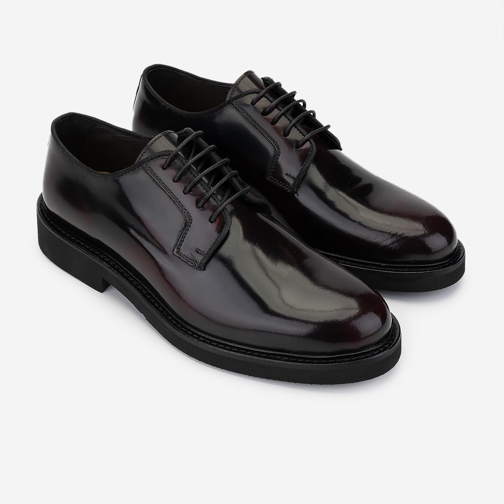 Valmenti Erkek Hakiki Deri Bordo Klasik Ayakkabı