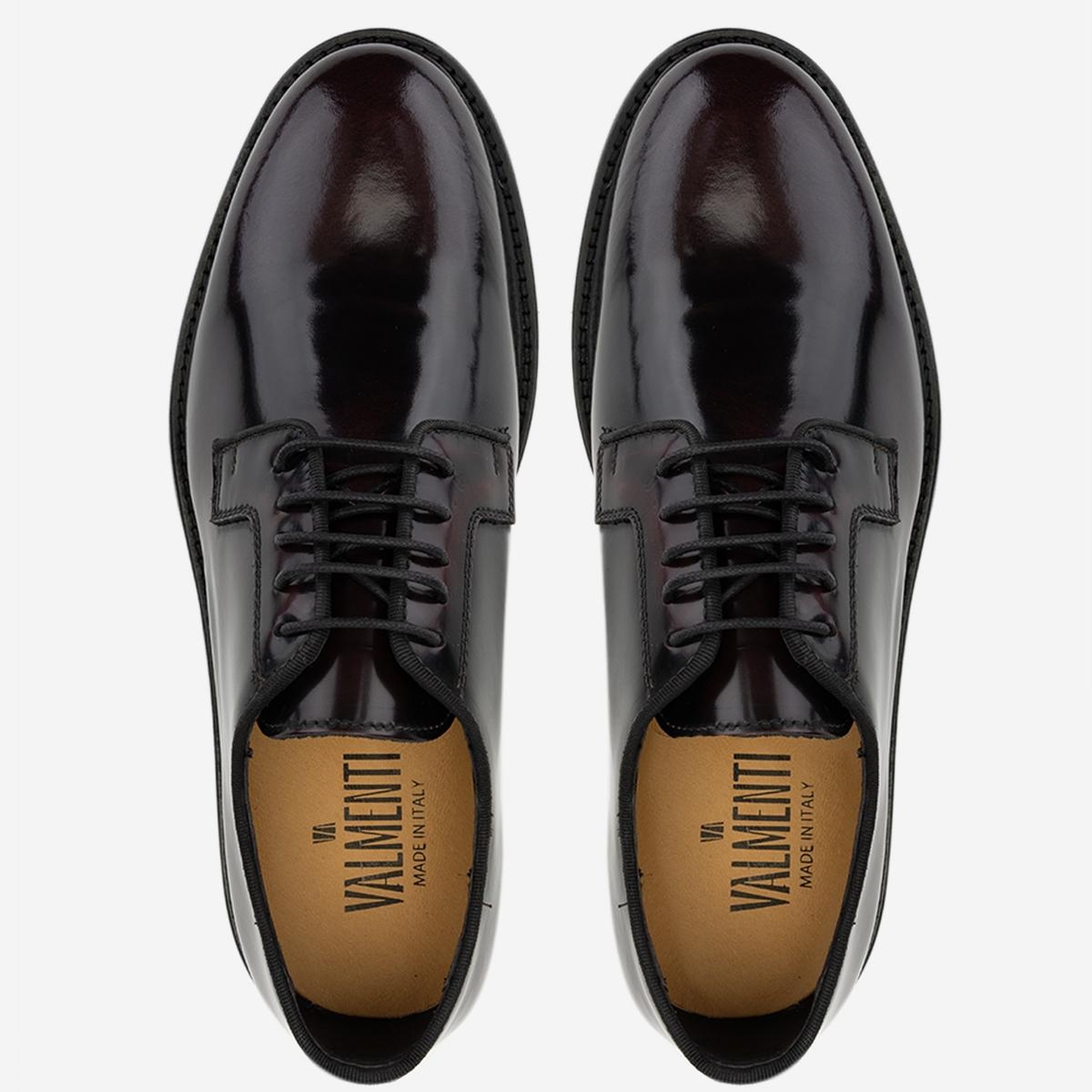 Valmenti Erkek Hakiki Deri Bordo Klasik Ayakkabı