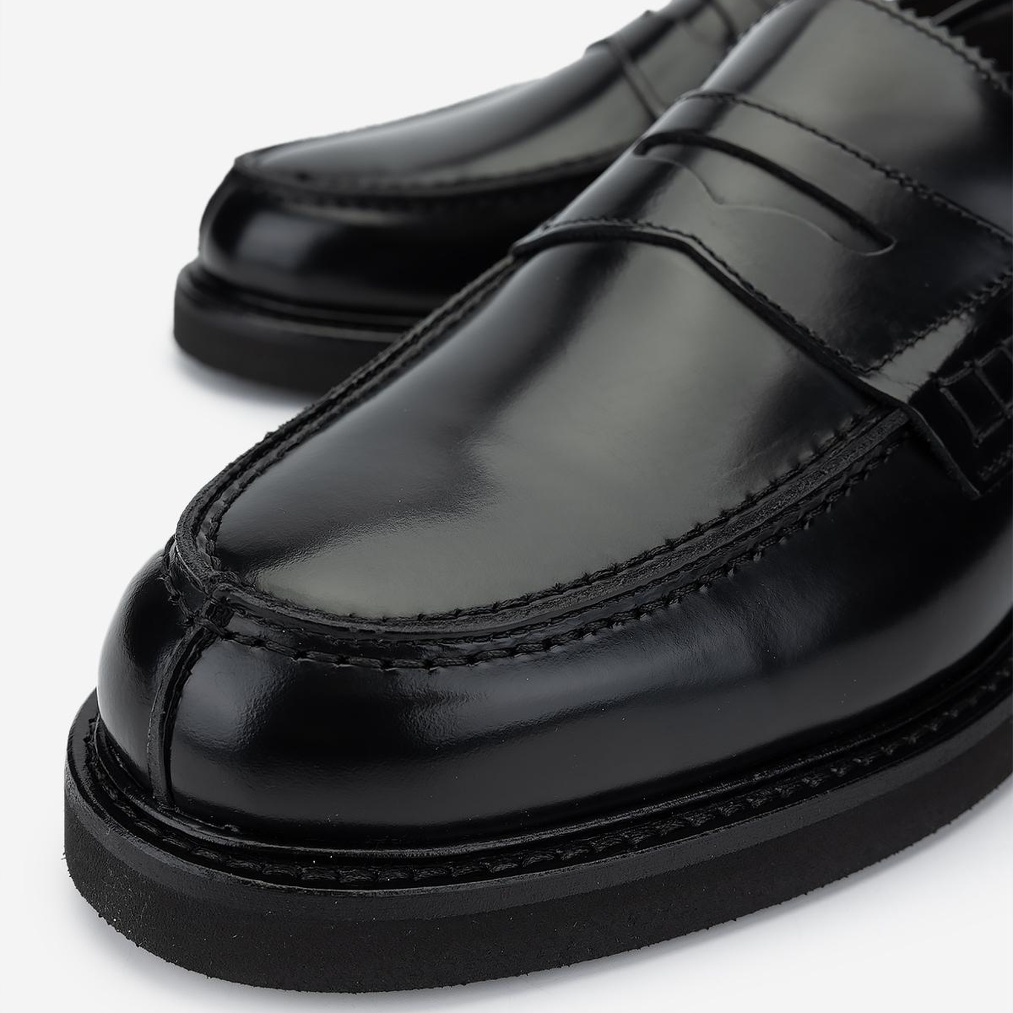 Valmenti Erkek Hakiki Deri Siyah Loafer Ayakkabı