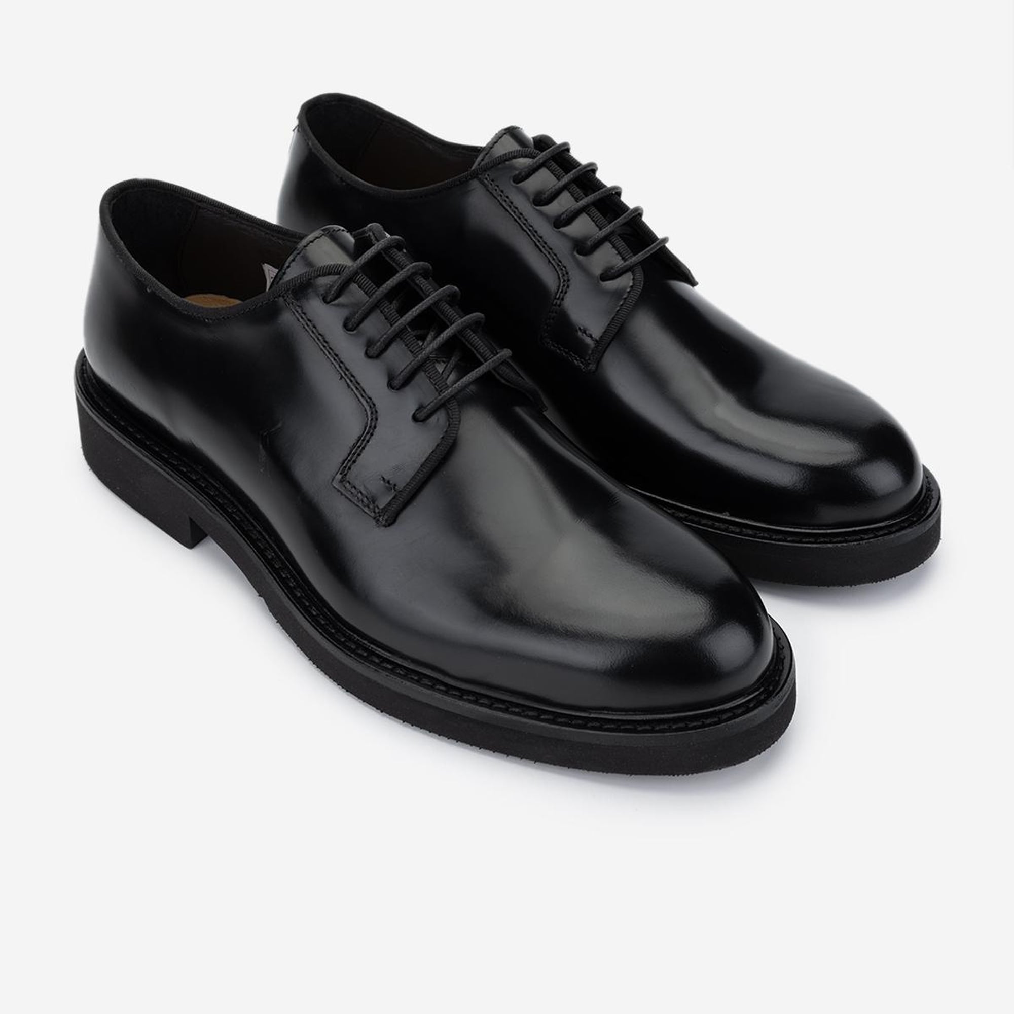 Valmenti Erkek Hakiki Deri Siyah Klasik Ayakkabı