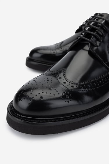  Valmenti Erkek Hakiki Deri Siyah Klasik Ayakkabı