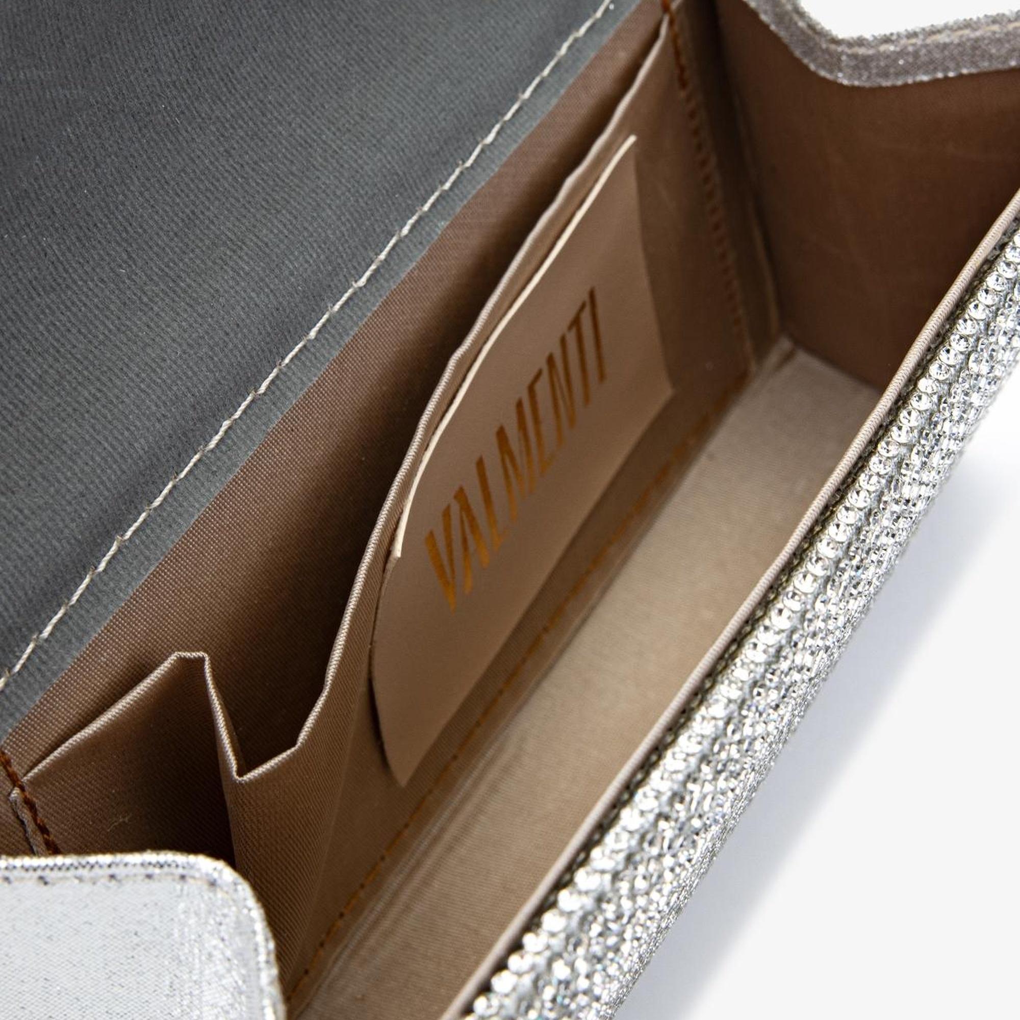 Valmenti Kadın Vegan Gri Abiye Çanta