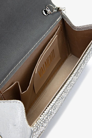  Valmenti Kadın Vegan Gri Abiye Çanta