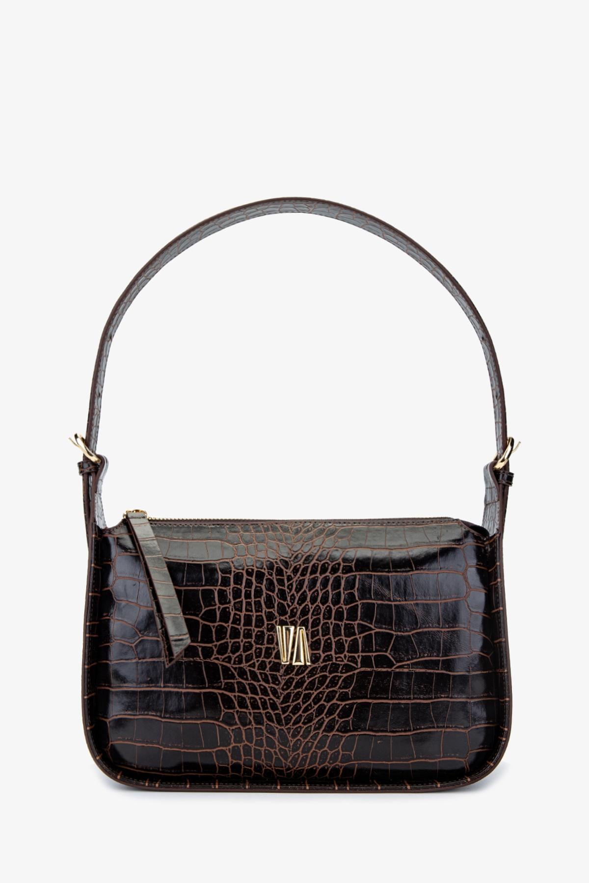  Valmenti Kadın Vegan Kahverengi Omuz Çanta