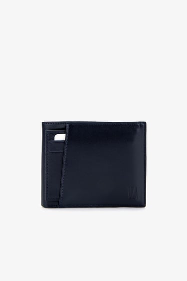  Valmenti Erkek Hakiki Deri Lacivert Cüzdan Cuzdan
